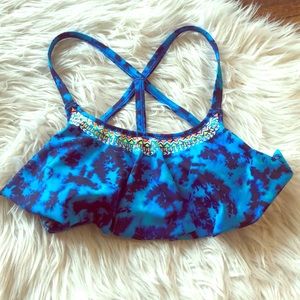 Victoria’s Secret PINK flounce bathing suit top